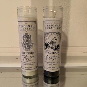 Seasonal Solstice Candle duo